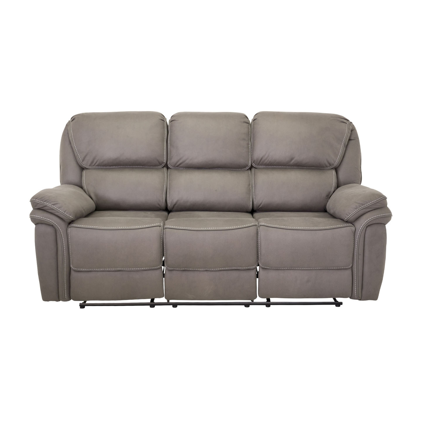 VENTURE DESIGN Saranda 3 pers. sofa, m. recliner - grå stof