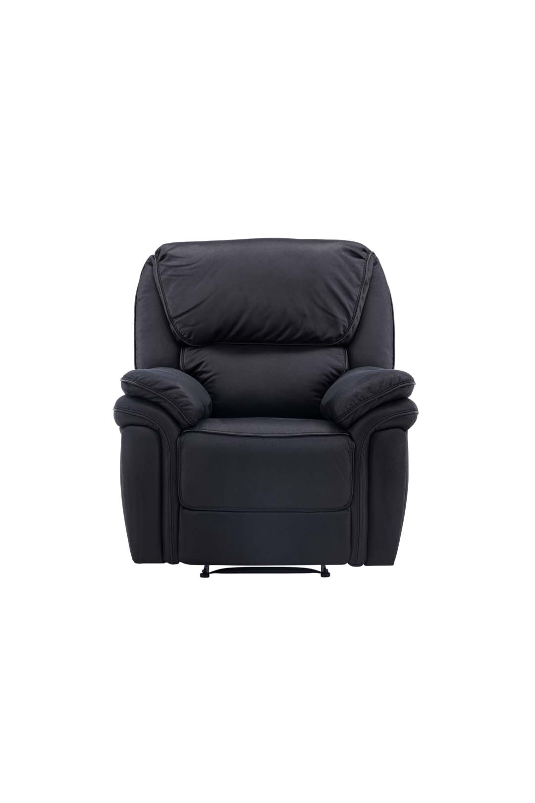 Saranda lænestol , Recliner med fodhvile sort billede