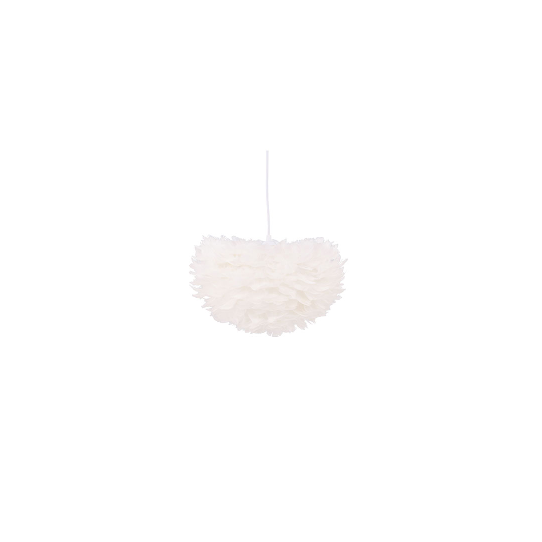 Nicola belysning pendel 45x45x25cm hvid billede