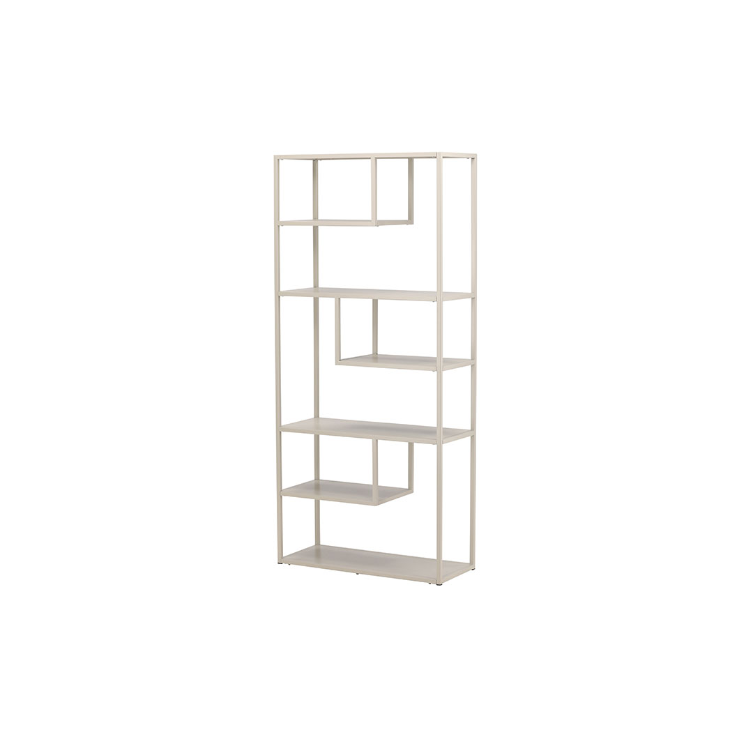VENTURE DESIGN Staal reol - beige stål (H:188)