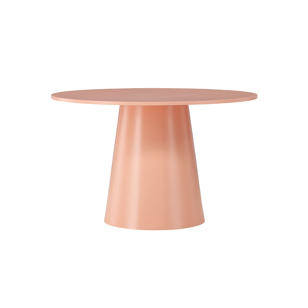 VENTURE DESIGN Lanzo spisebord, rund - fersken MDF (Ø120)