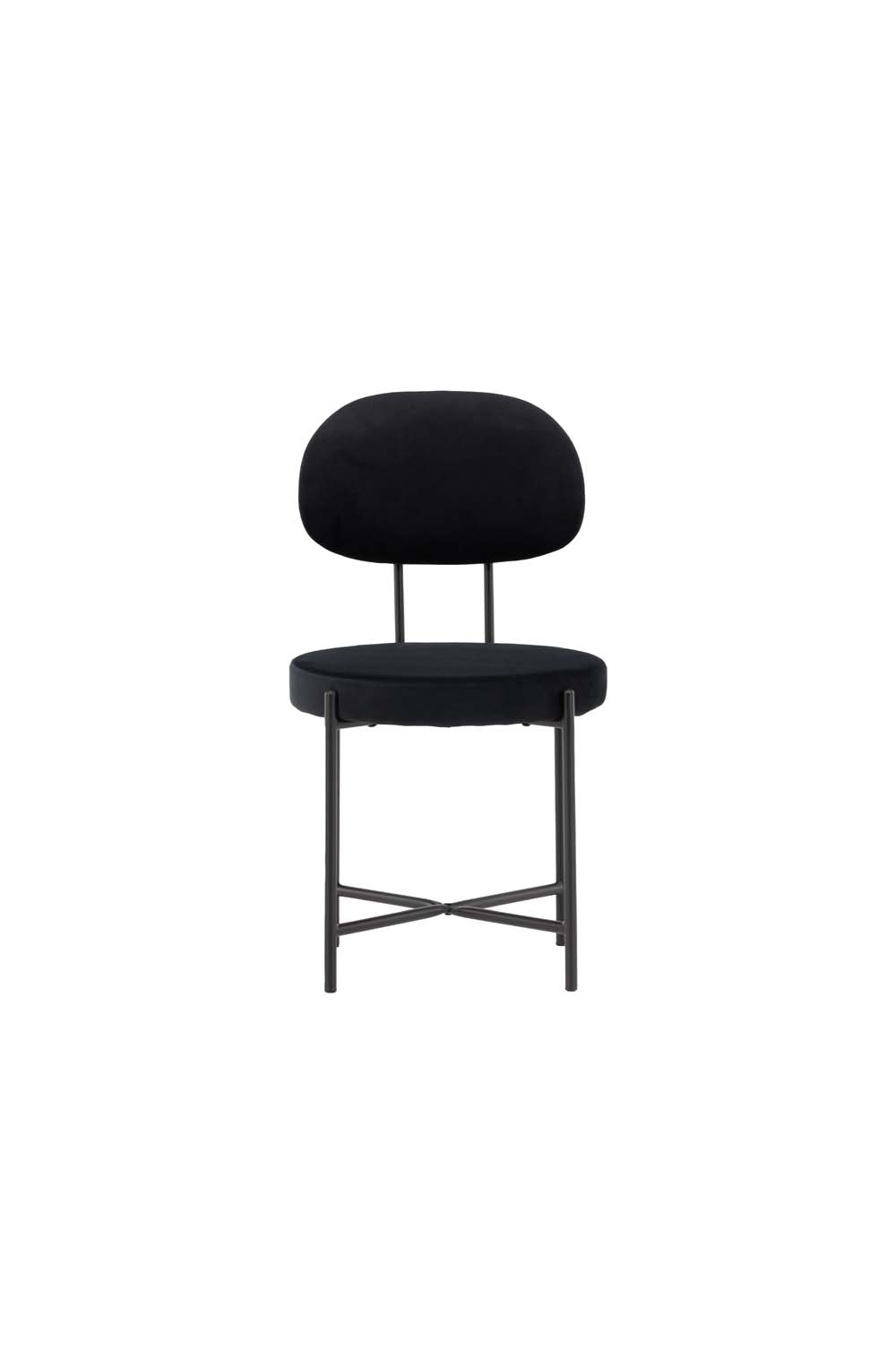Stella spisestuestol velour sort