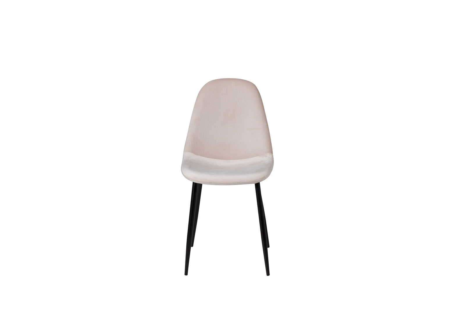 Polar spisestuestol velour beige billede