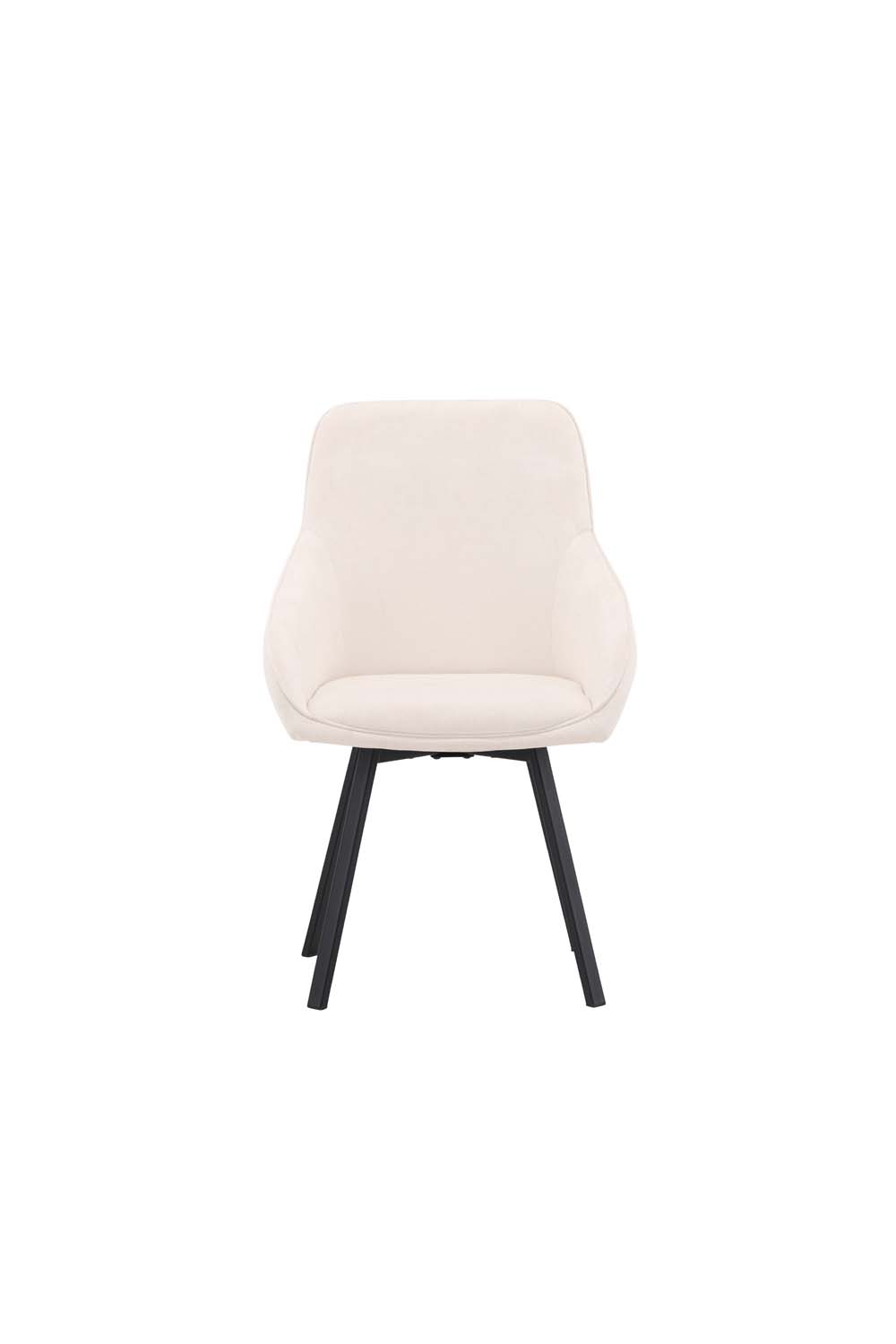 Rosie spisestuestol med armlæn beige billede