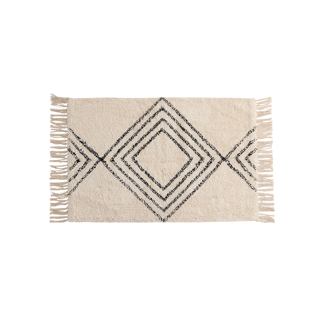 Love bademåtte 80x50cm hvid billede