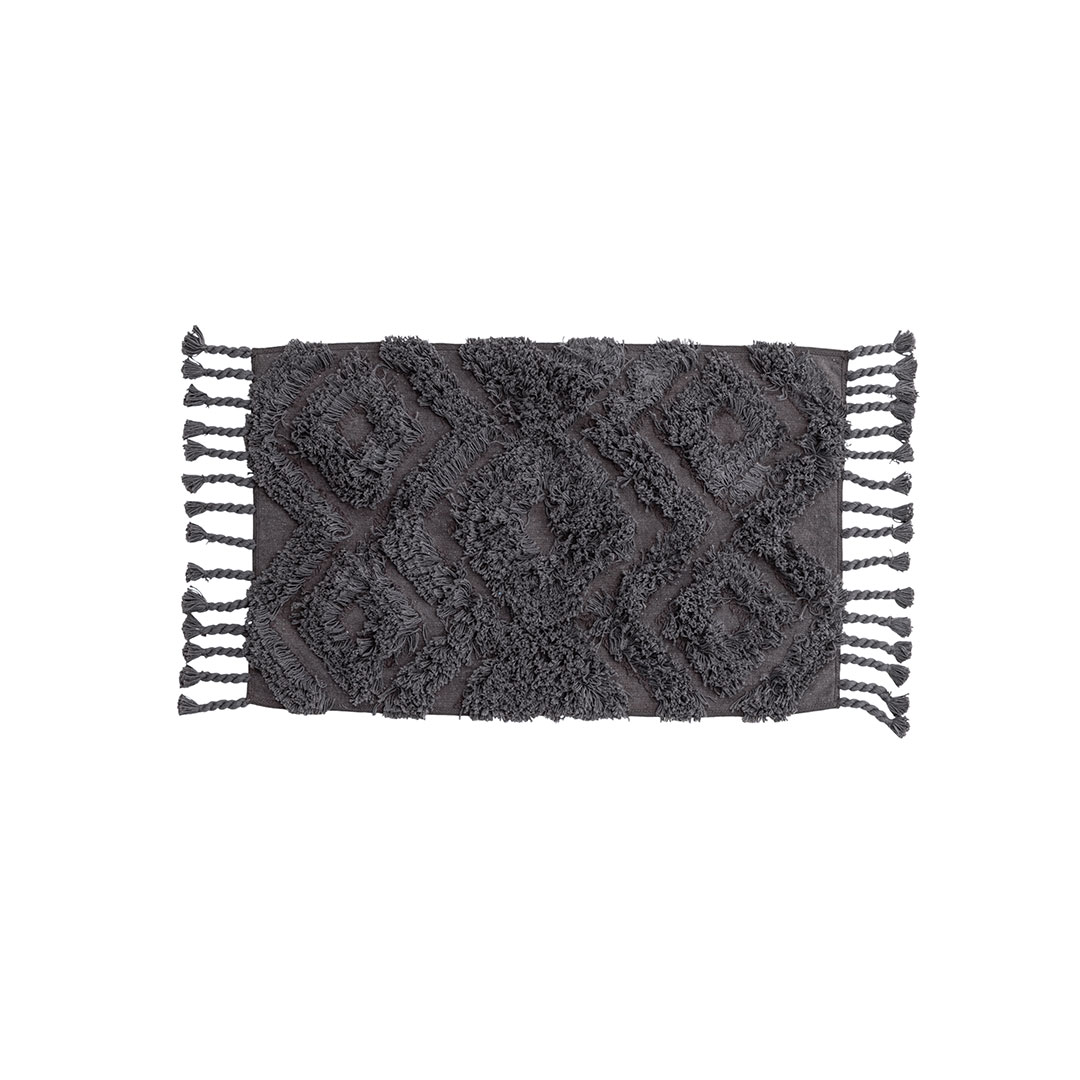 Hilma bademåtte 80x50cm mørkegrå