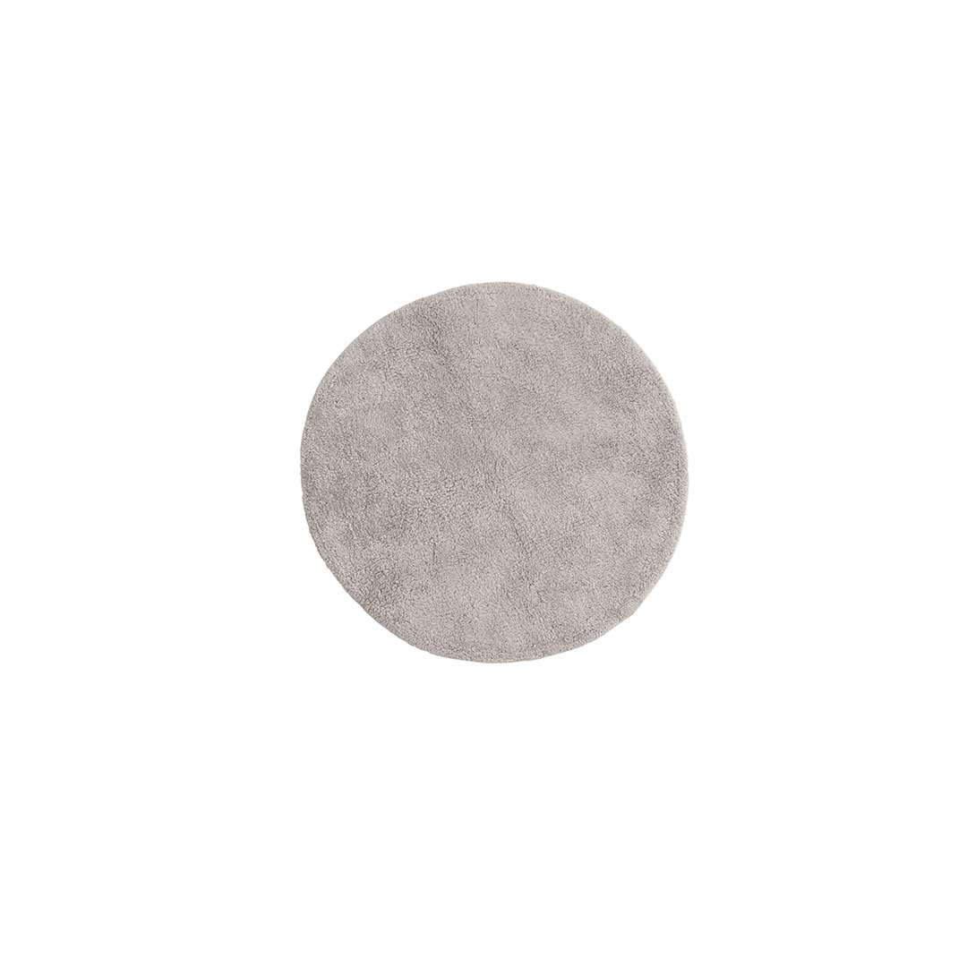 Valle bademåtte Ø60cm lysegrå billede