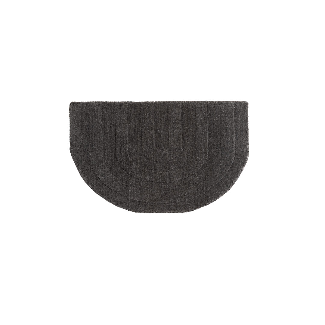 Nora dørmåtte 80x50cm sort billede