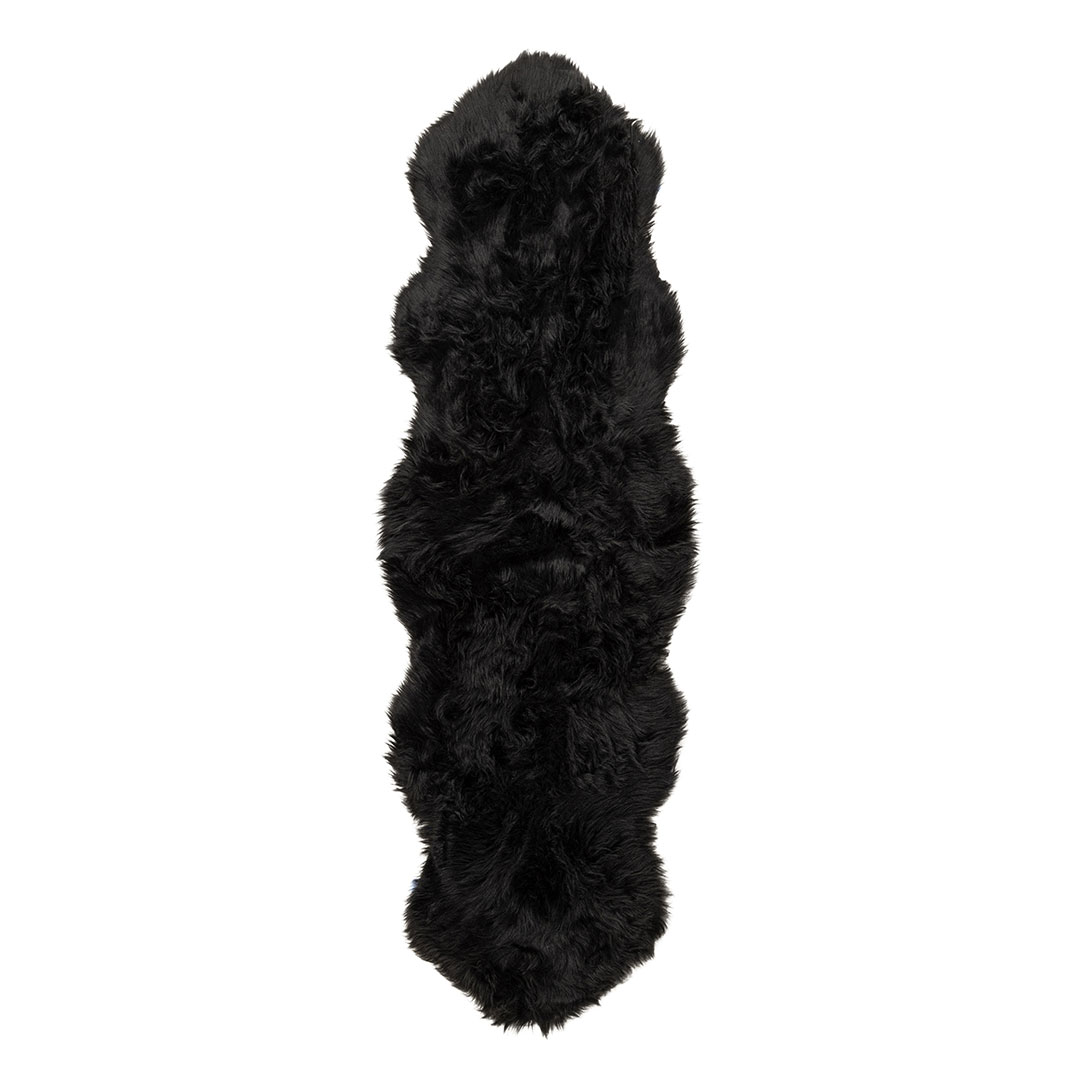 Katy skind imiteret 180x55cm sort billede