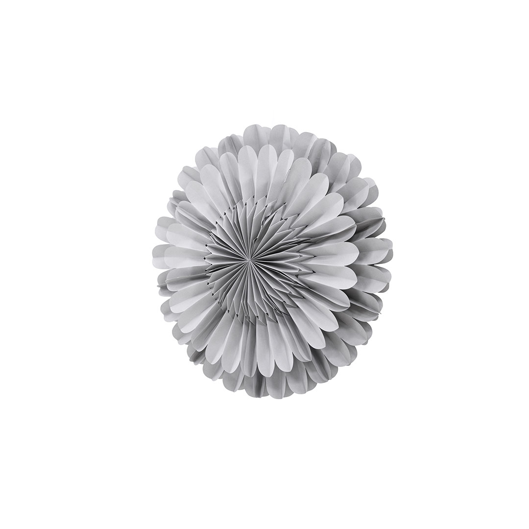 Järvsön julestjerne med lys papir Ø60cm pendel mørkegrå billede