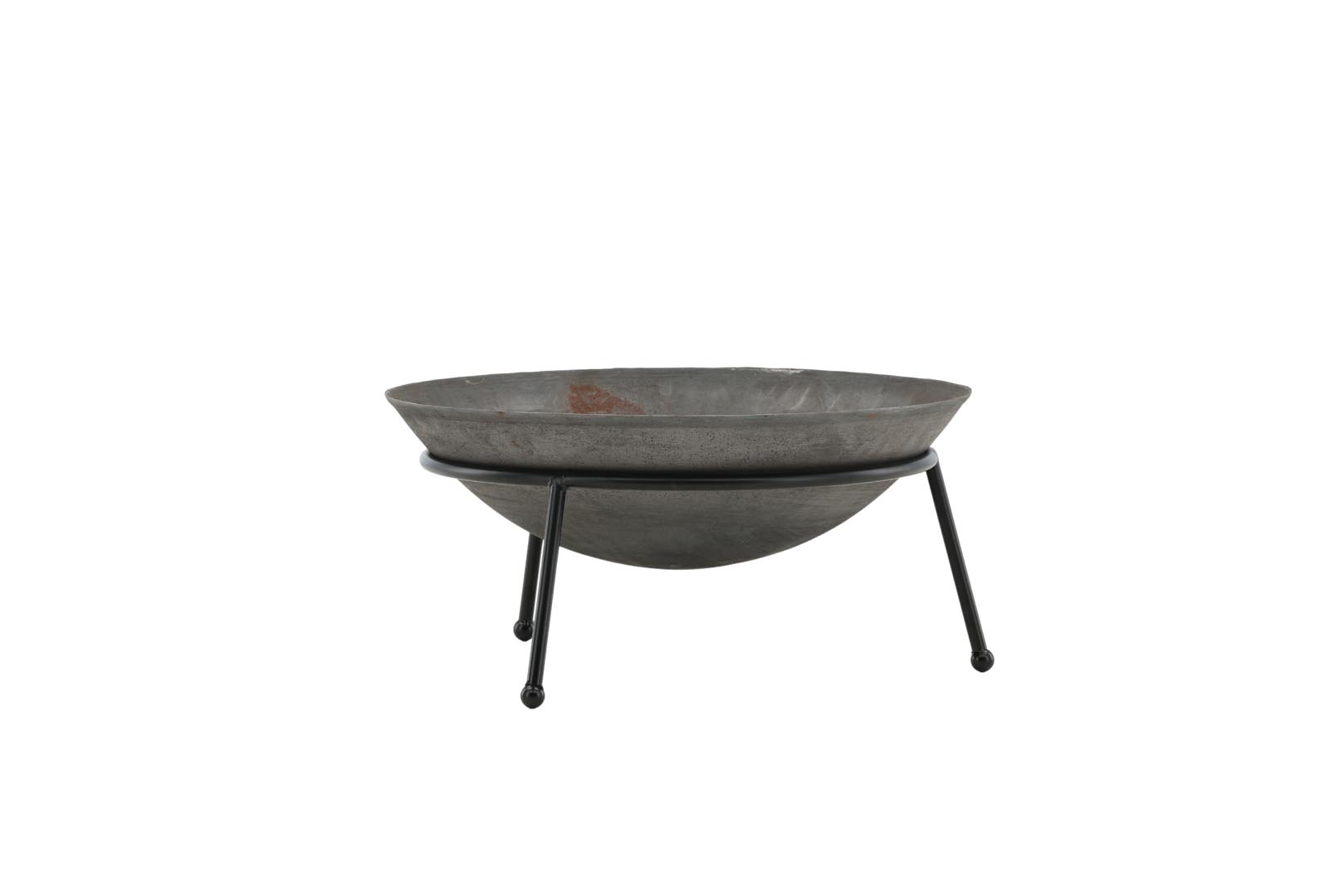 Bastian bålfad, bålsted udendørs, stål sort