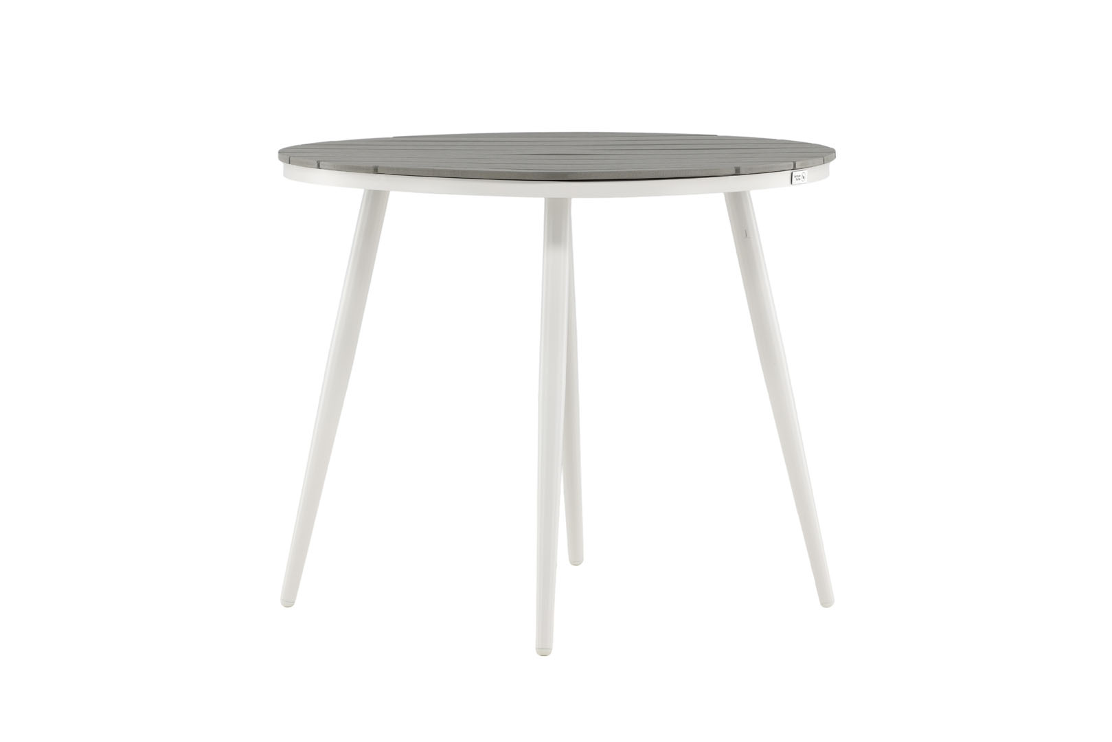 Break havebord Ø90cm hvid,grå billede