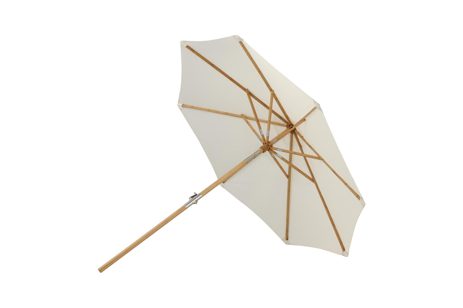 Cerox parasol med tilt hvid