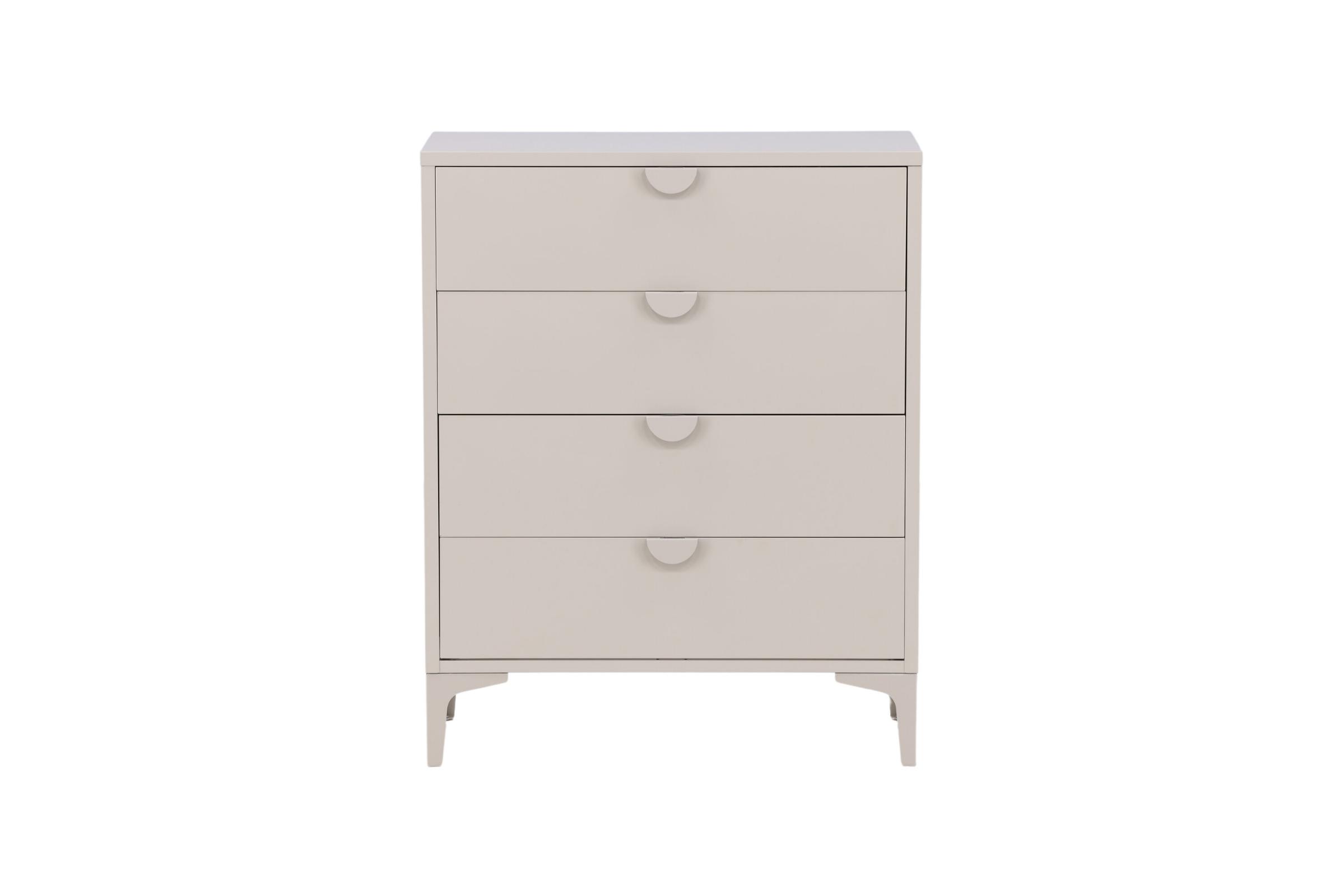 Piring kommode 4 skuffer beige