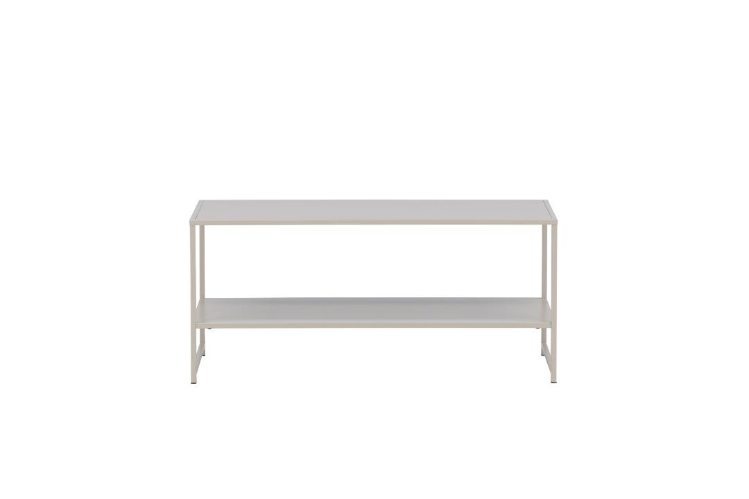 Staal sidebord 1 hylde beige