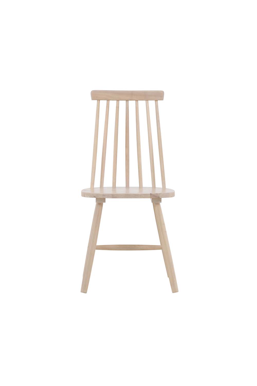 Lönneberga spisestuestol træ whitewash