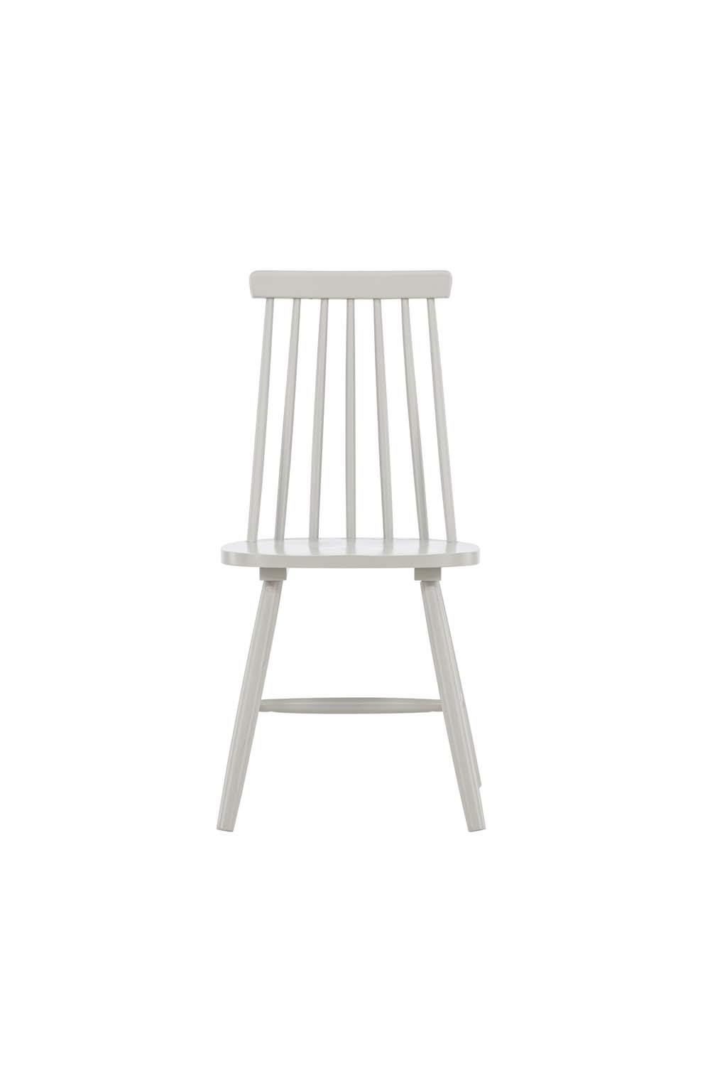 Lönneberga spisestuestol træ lysegrå