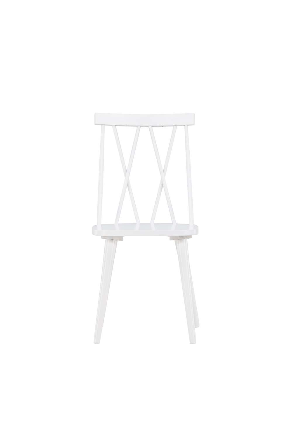 Mariette spisestuestol træ hvid