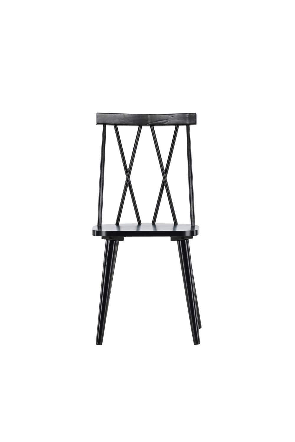 Mariette spisestuestol træ sort