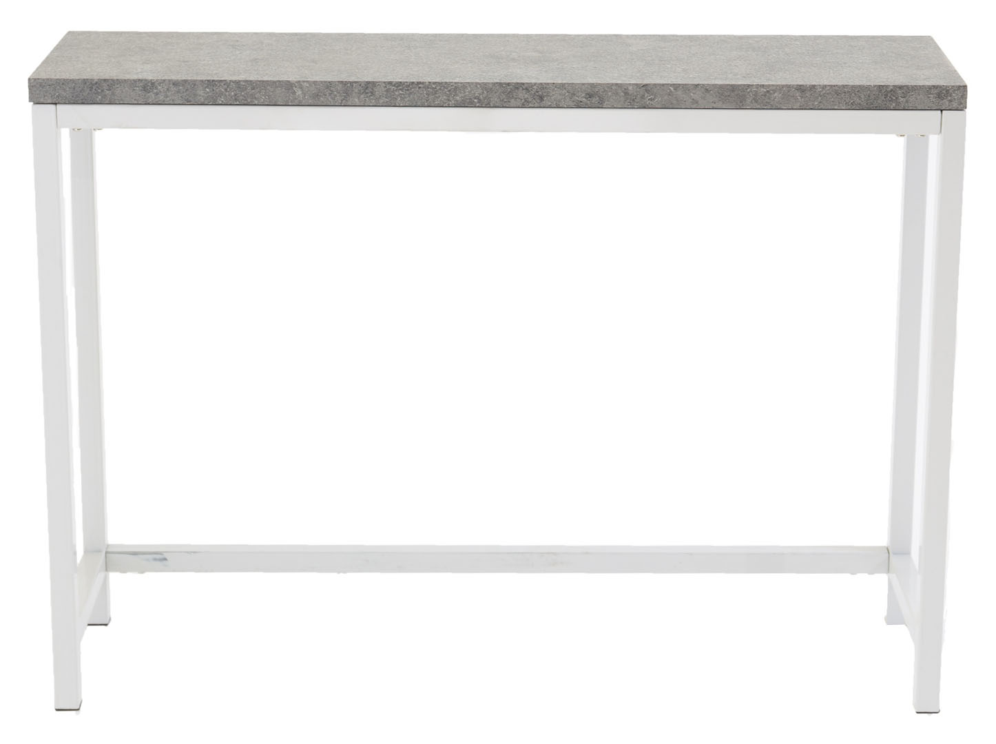 Rise konsolbord 30x110 cm beton dekor, hvid billede