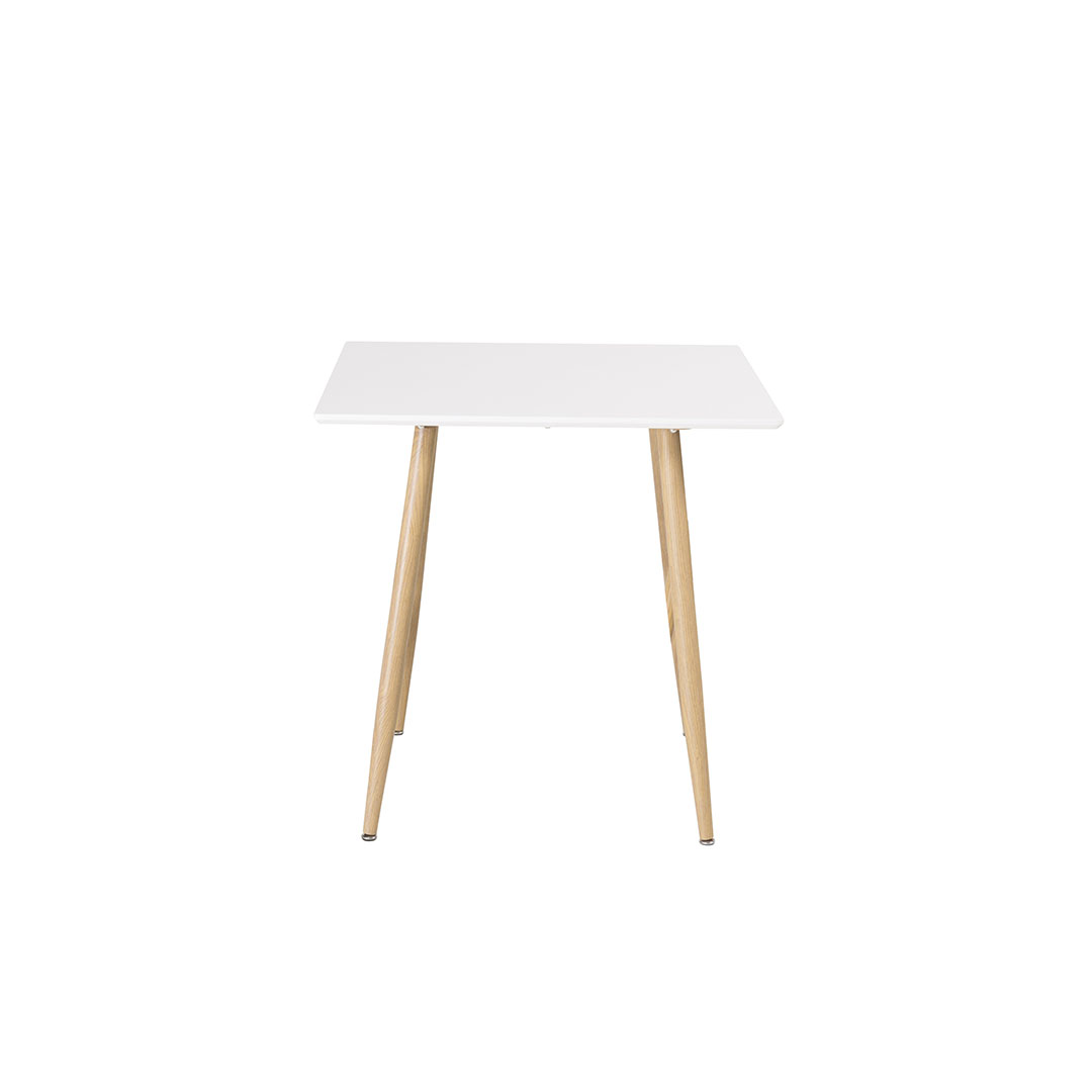 Polar spisebord 80x80cm hvid billede