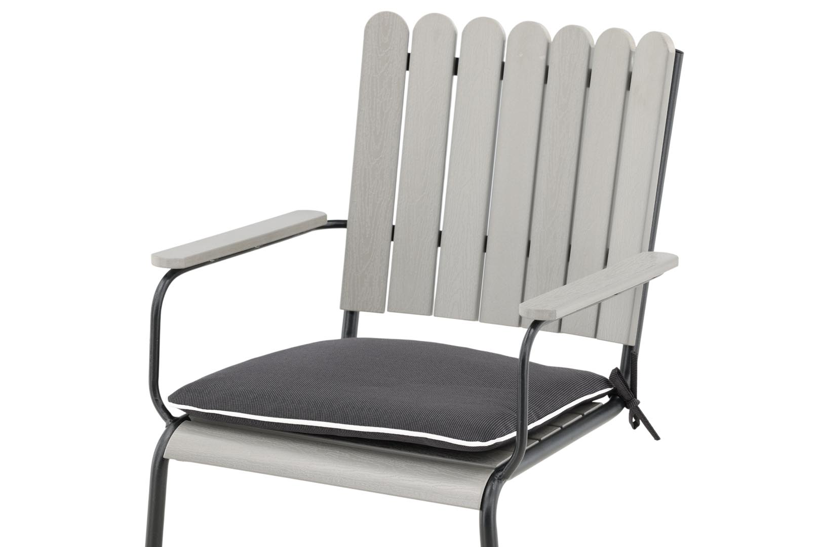 Holmsund sædehynde til havestol grå billede