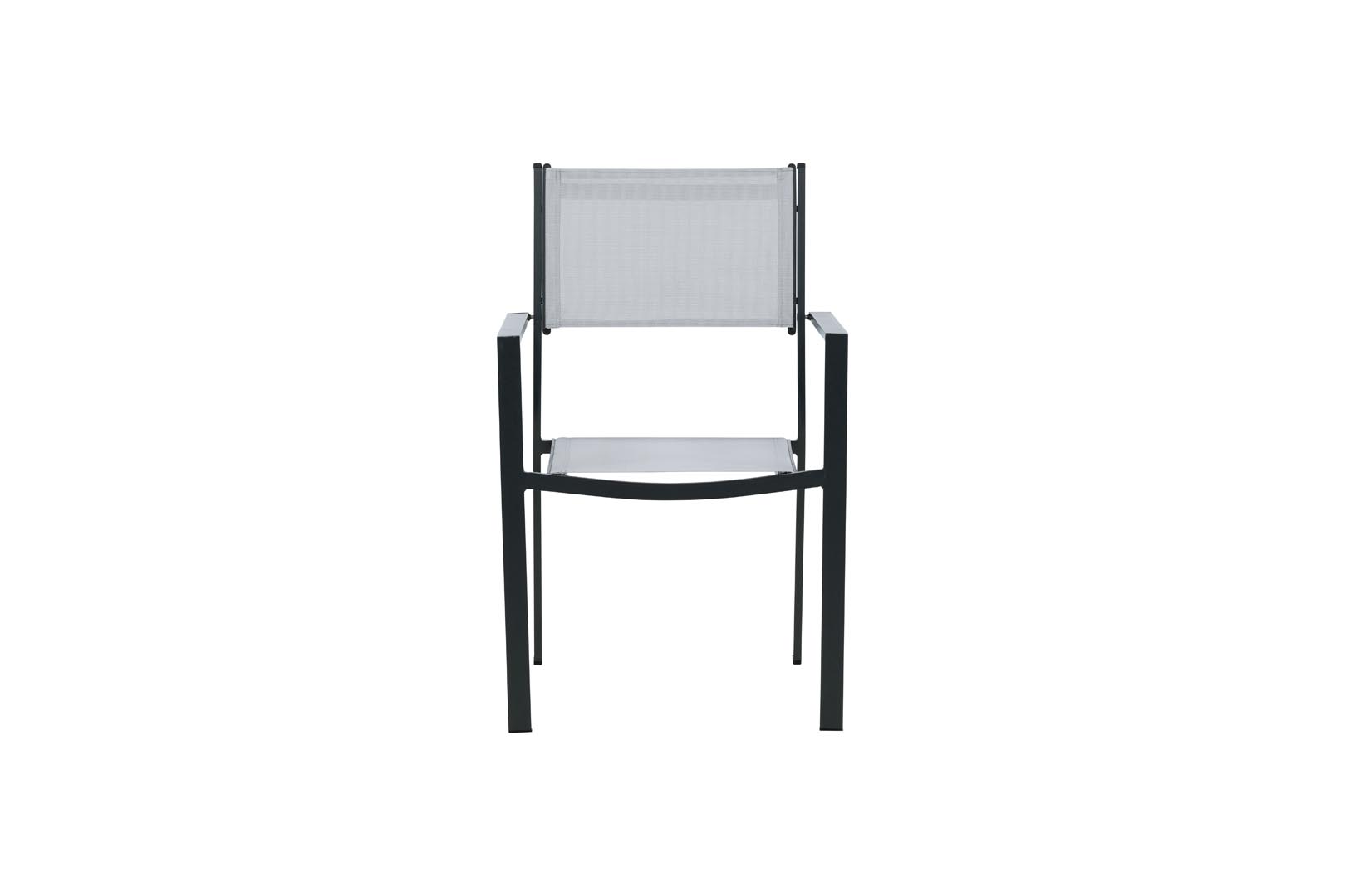 Venture Design, Copacabana spisebordsstol sort/grå 2-pak