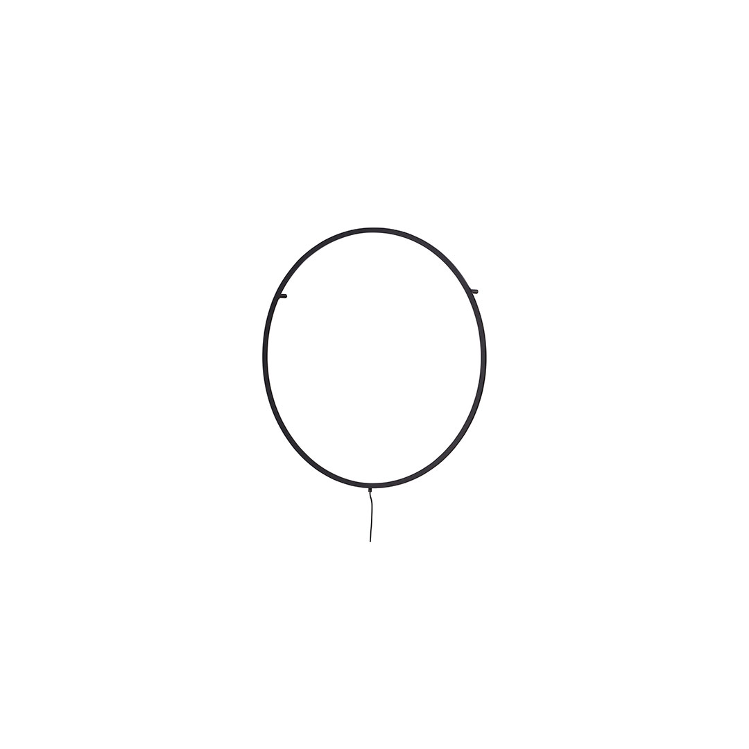 VIND COLLECTION Sörmjöle x Josefin Lustig væglampe, LED - sort aluminium