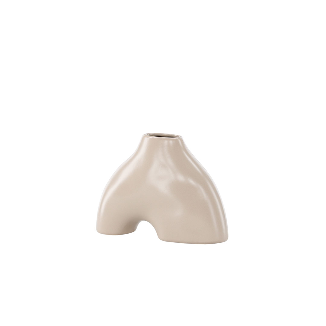 Kento vase beige billede