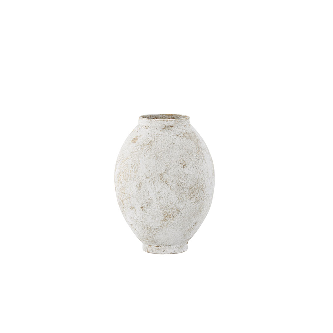 Globe vase beige billede