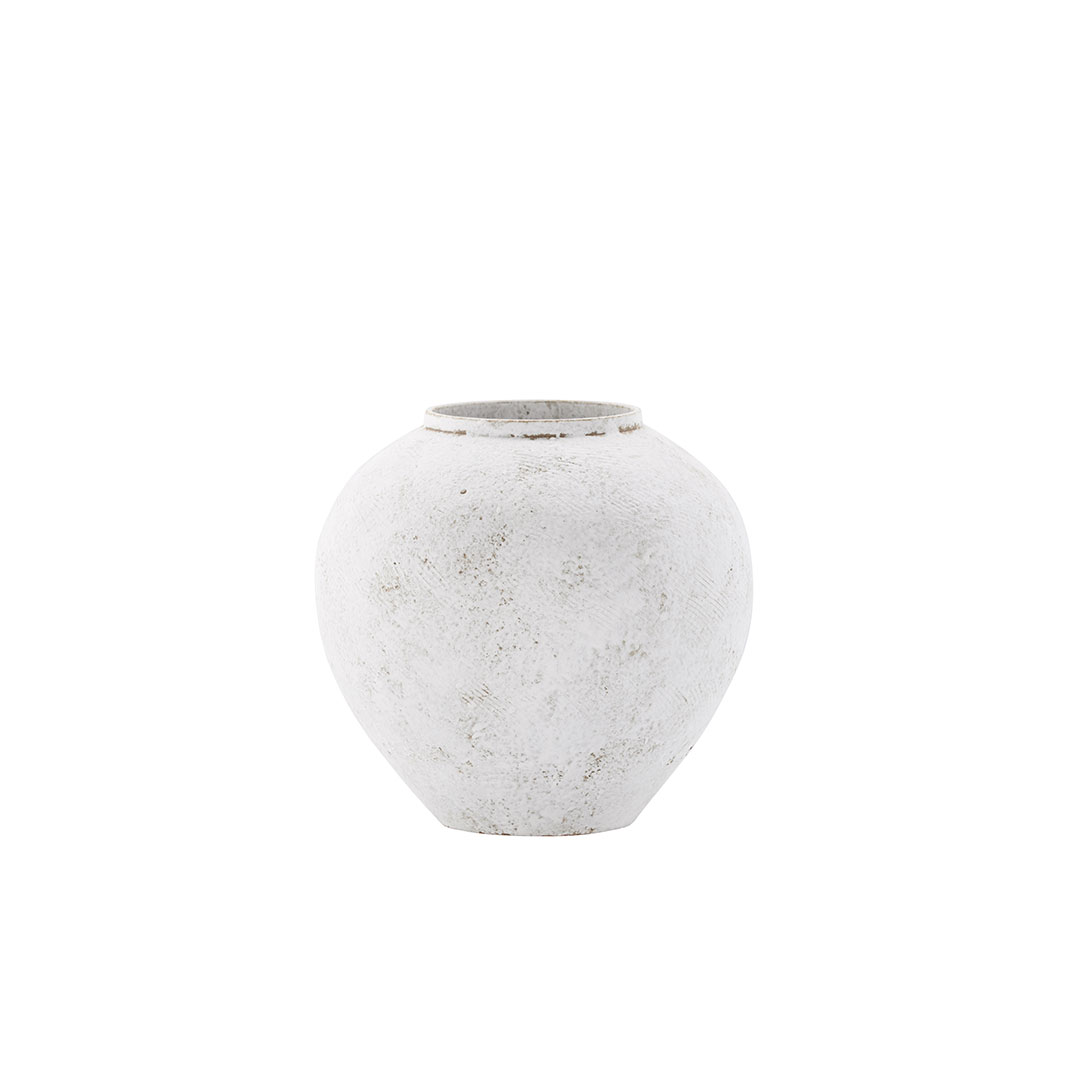 Globe vase beige billede