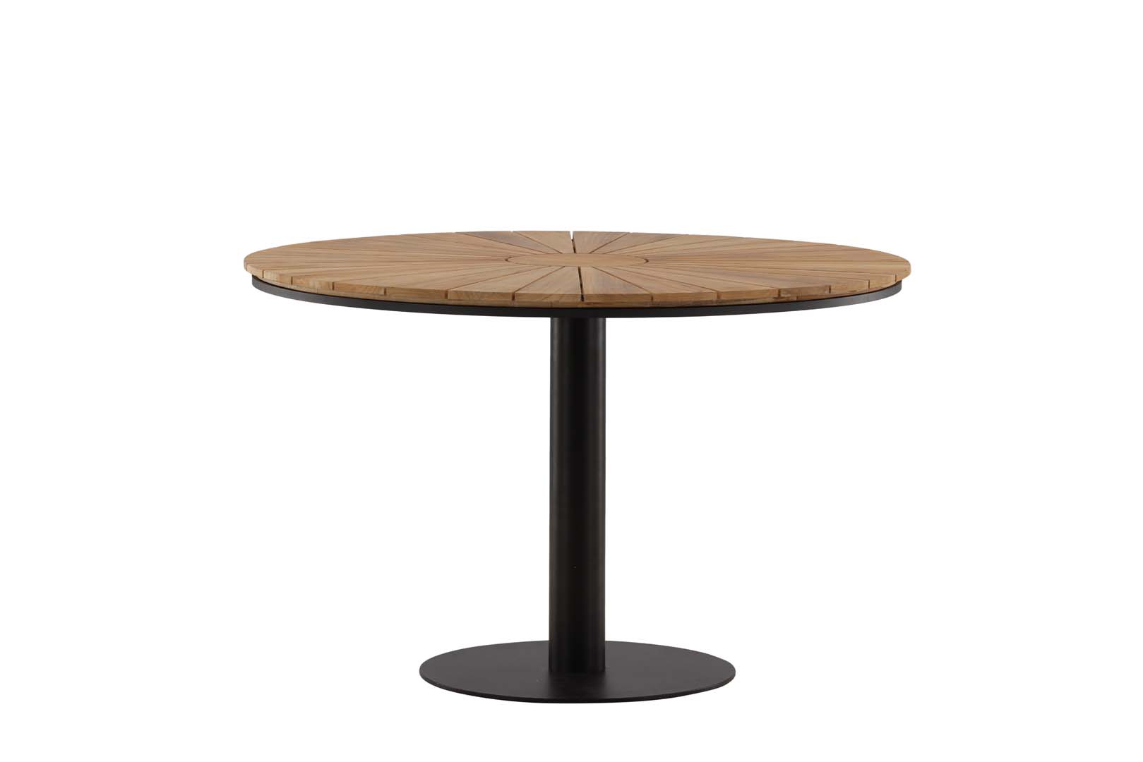 Rundt Venture Design Croft spisebord til udendørs brug på Ø120x75 cm