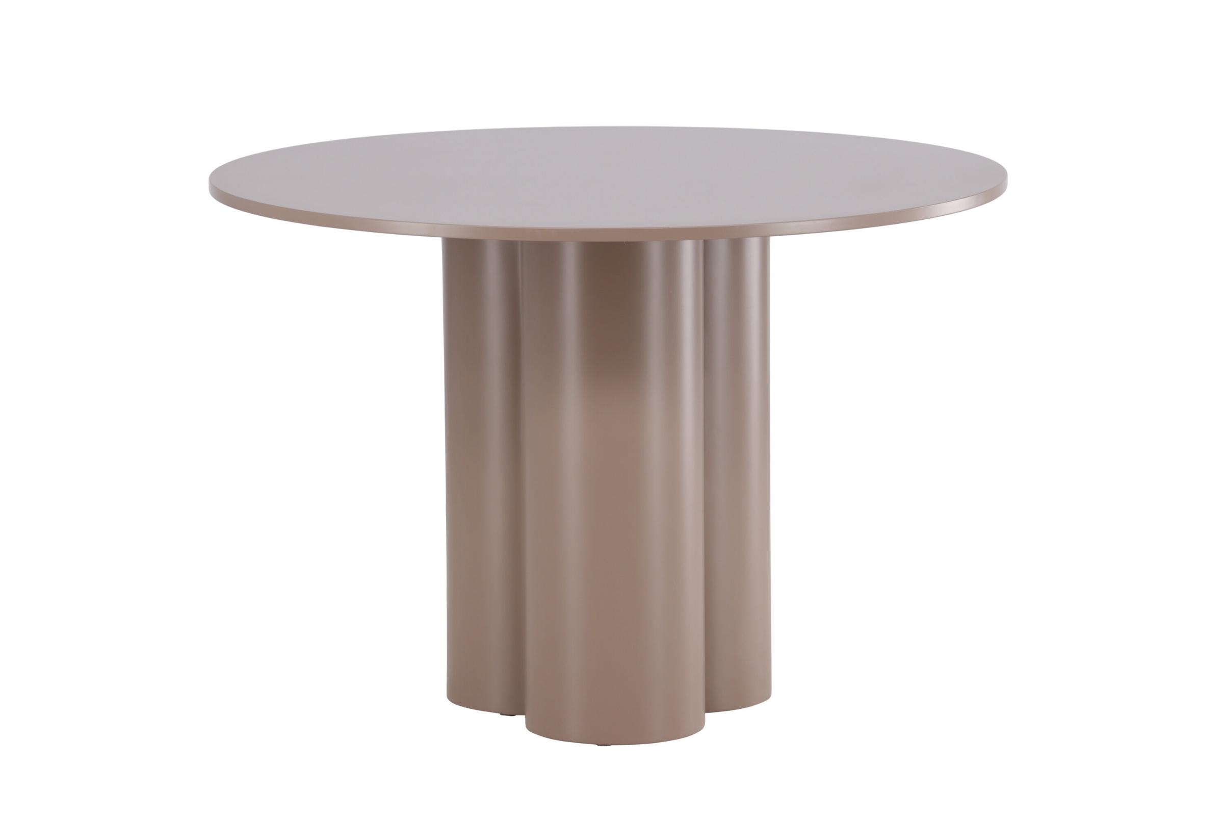 Olivia spisebord Ø110cm brun