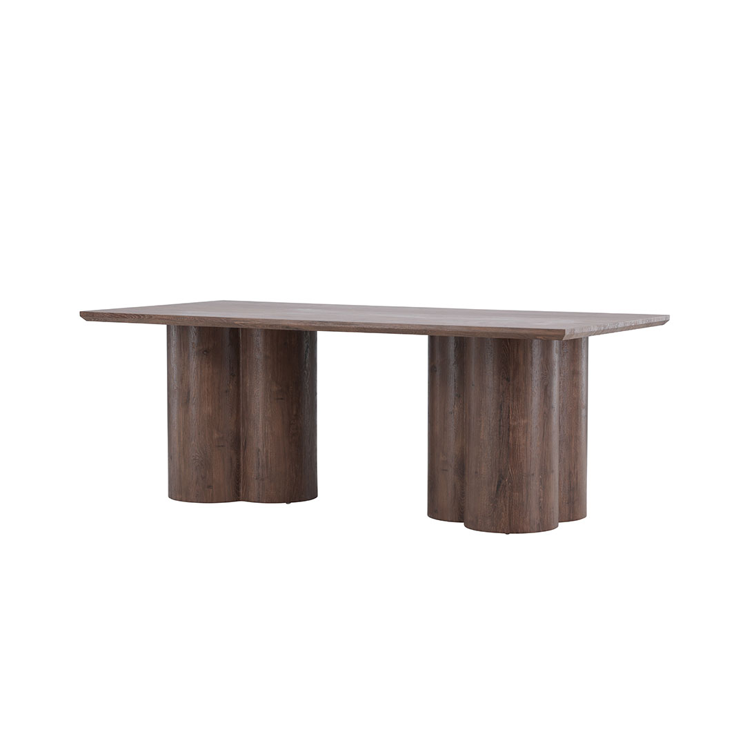 Olivia spisebord 100x210cm mocca billede