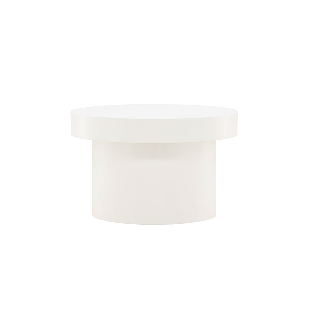 Malung Sofabord  Ø80 cm - Hvid