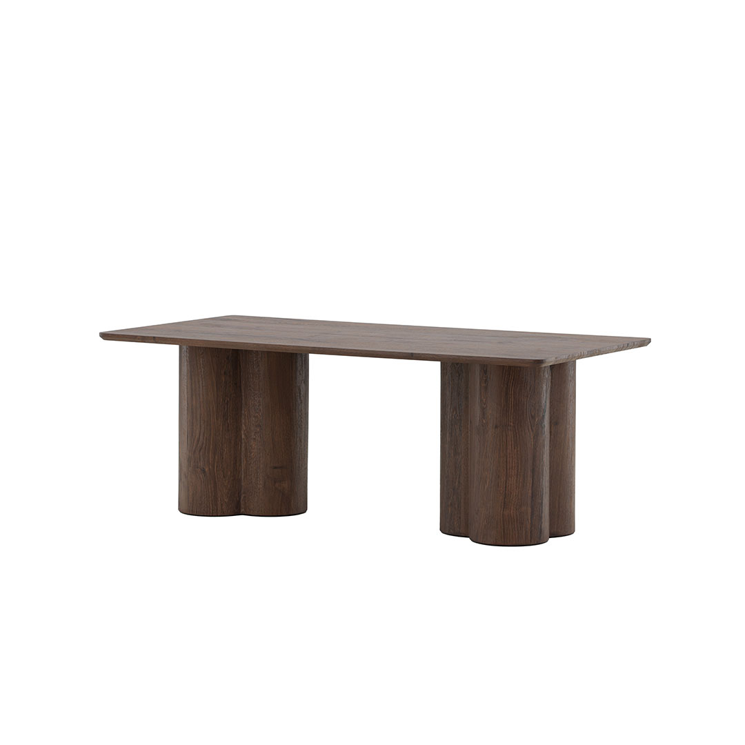 VENTURE DESIGN Olivia sofabord, rektangulær - mocca 3D-papir MDF (60x120)