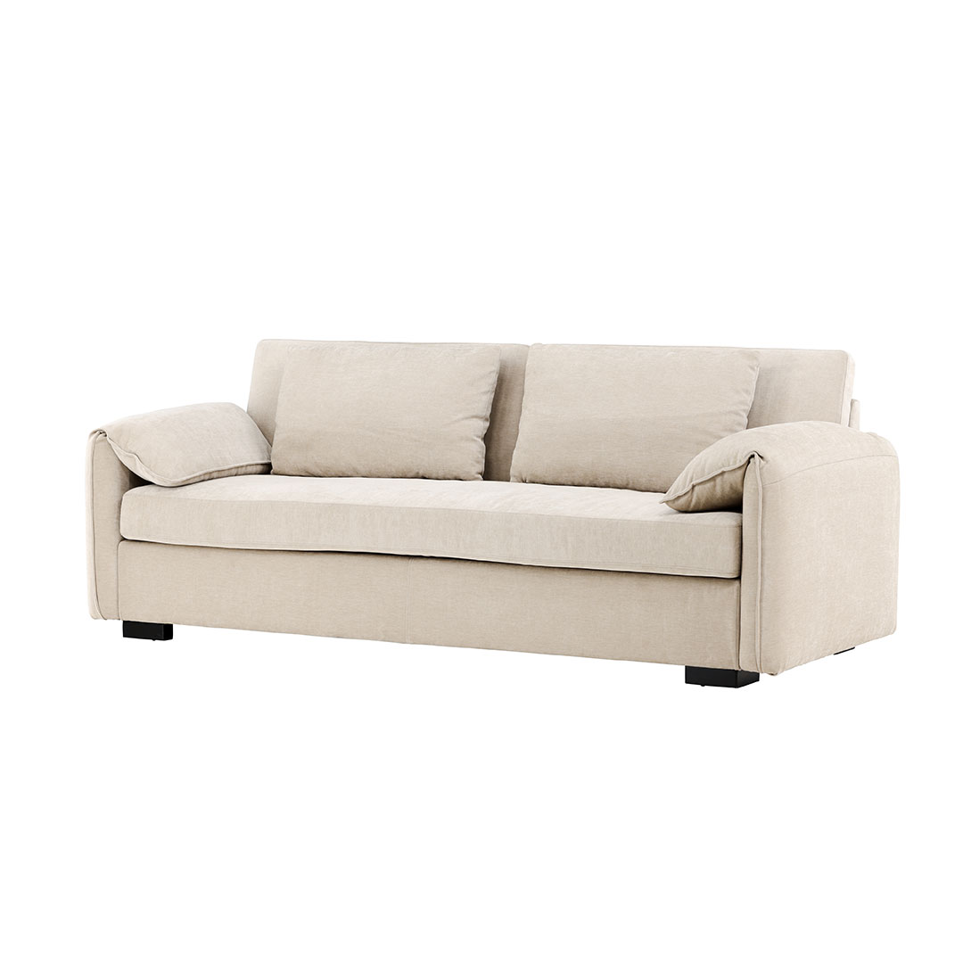 Malva sofa 3 personers beige billede