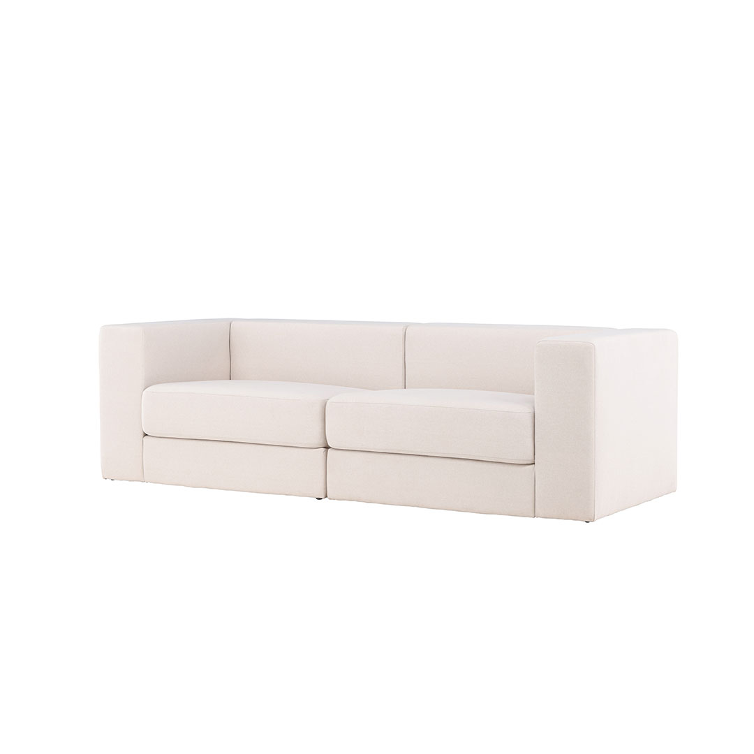 Lumi sofa 3 personers hvid billede