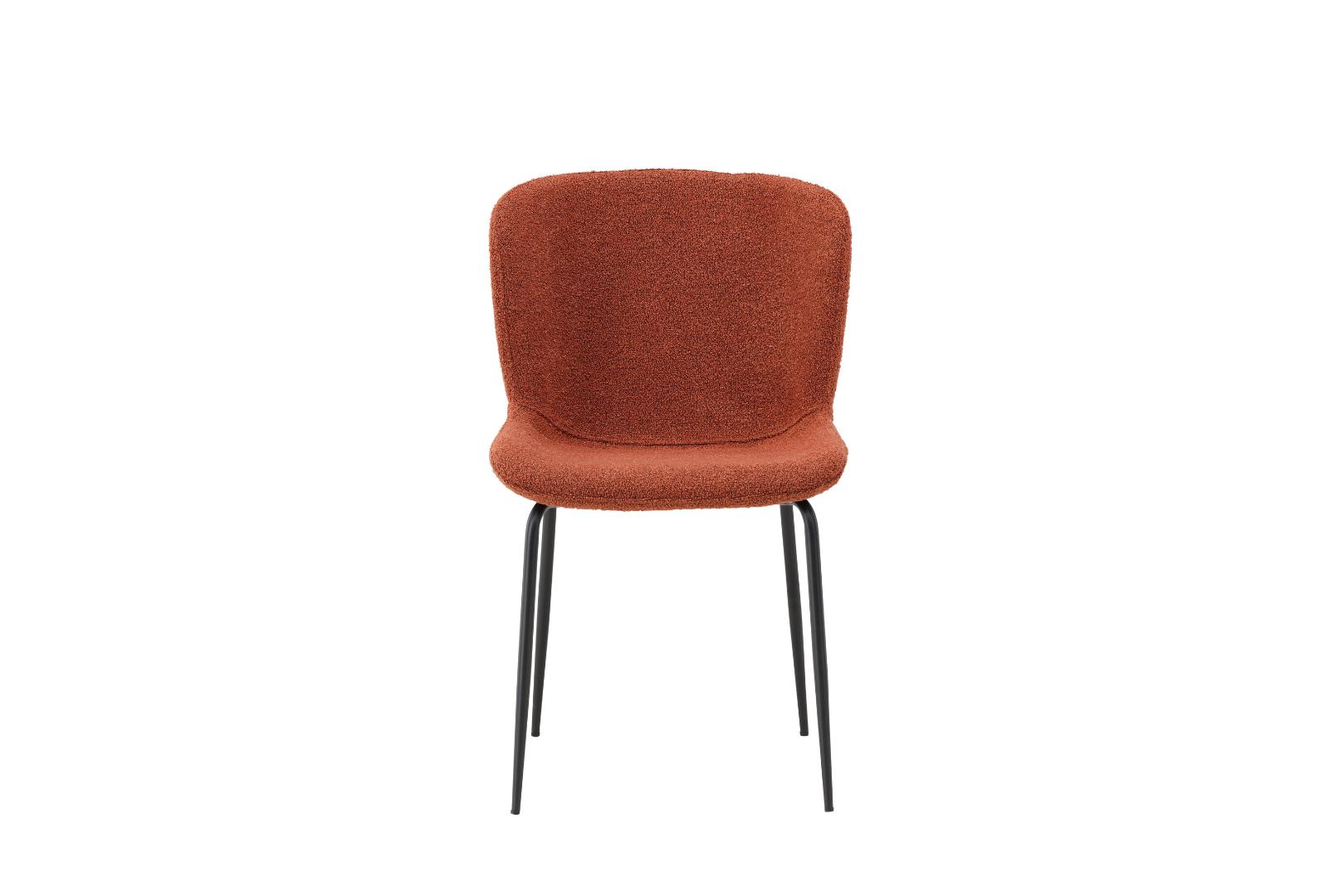 Modesto spisestuestol boucle rød