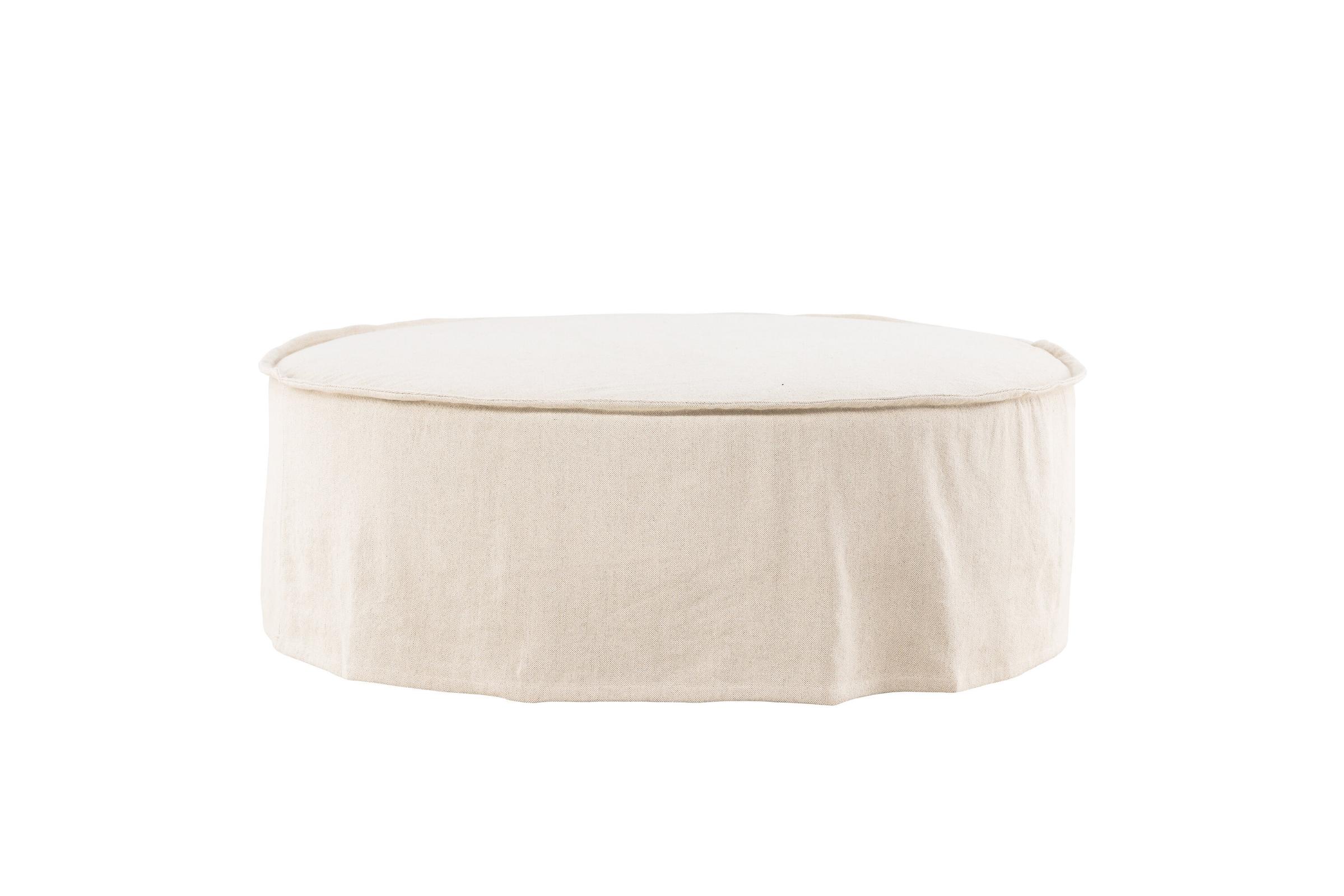 Vindö puf Ø100cm beige