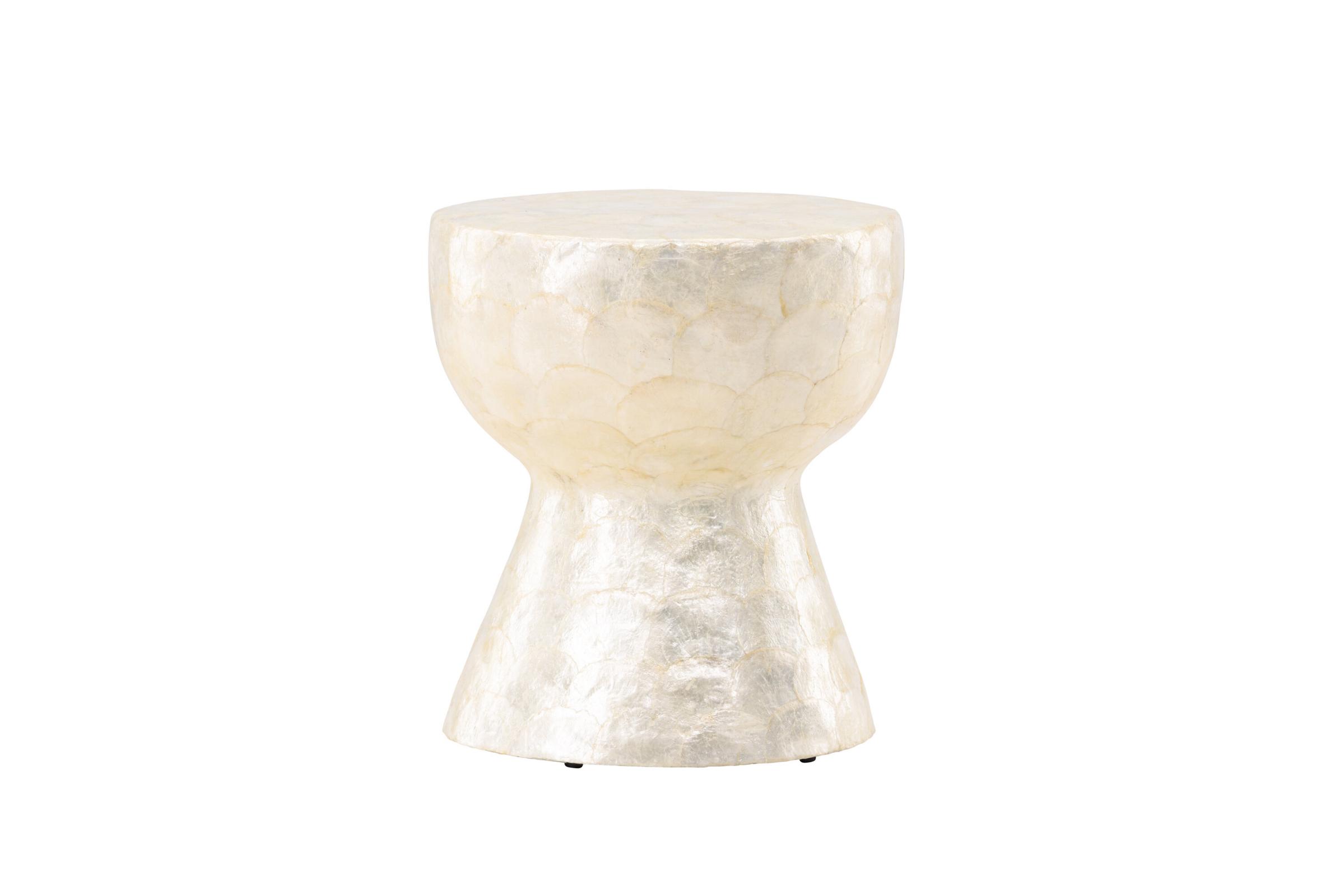 Sandön sidebord Ø40cm beige