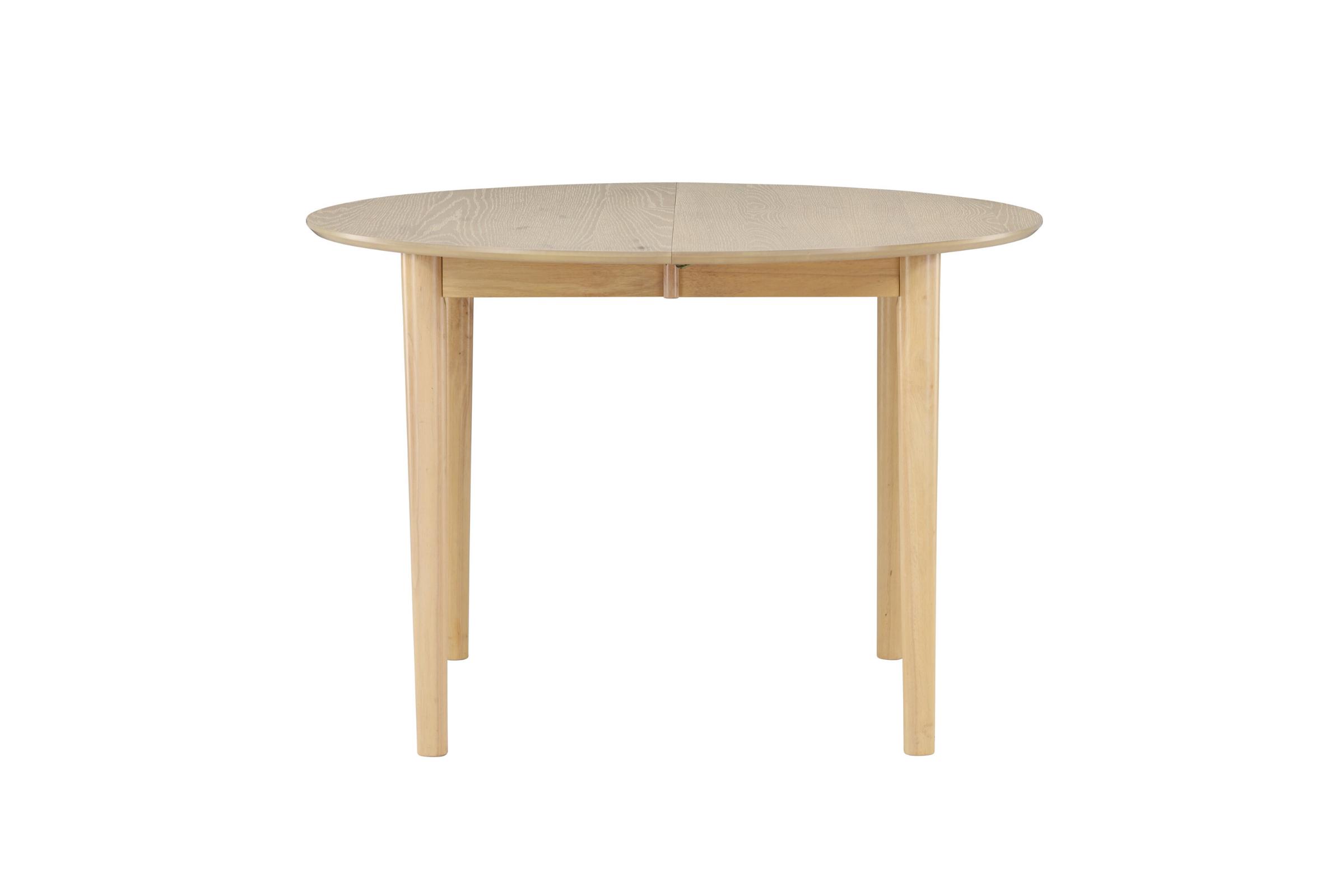 Venture Home Gilda spisebord ø110 -+40cm - Whitewash /