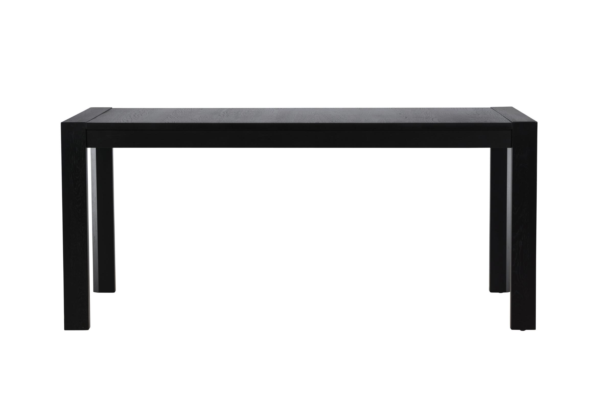 Slider spisebord med udtræk 95x250cm sort