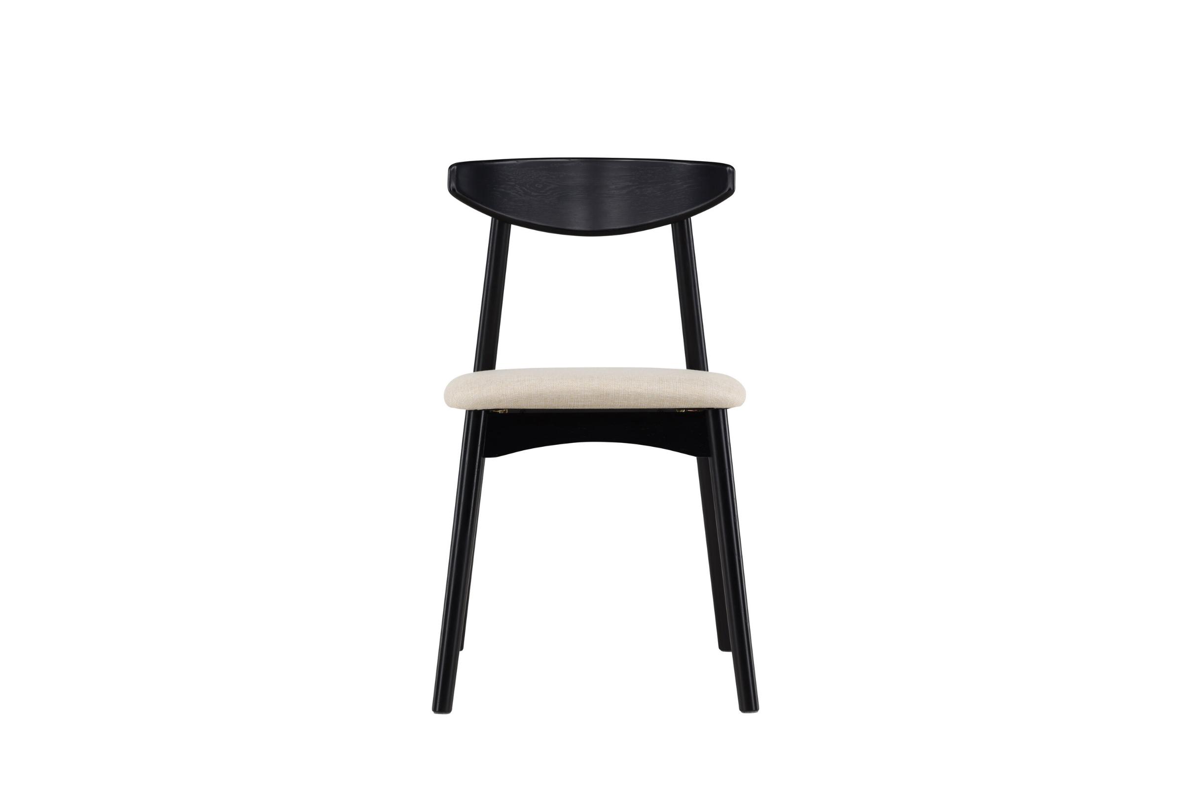 Vind Ven Spisebordsstol 2-pack - Black /