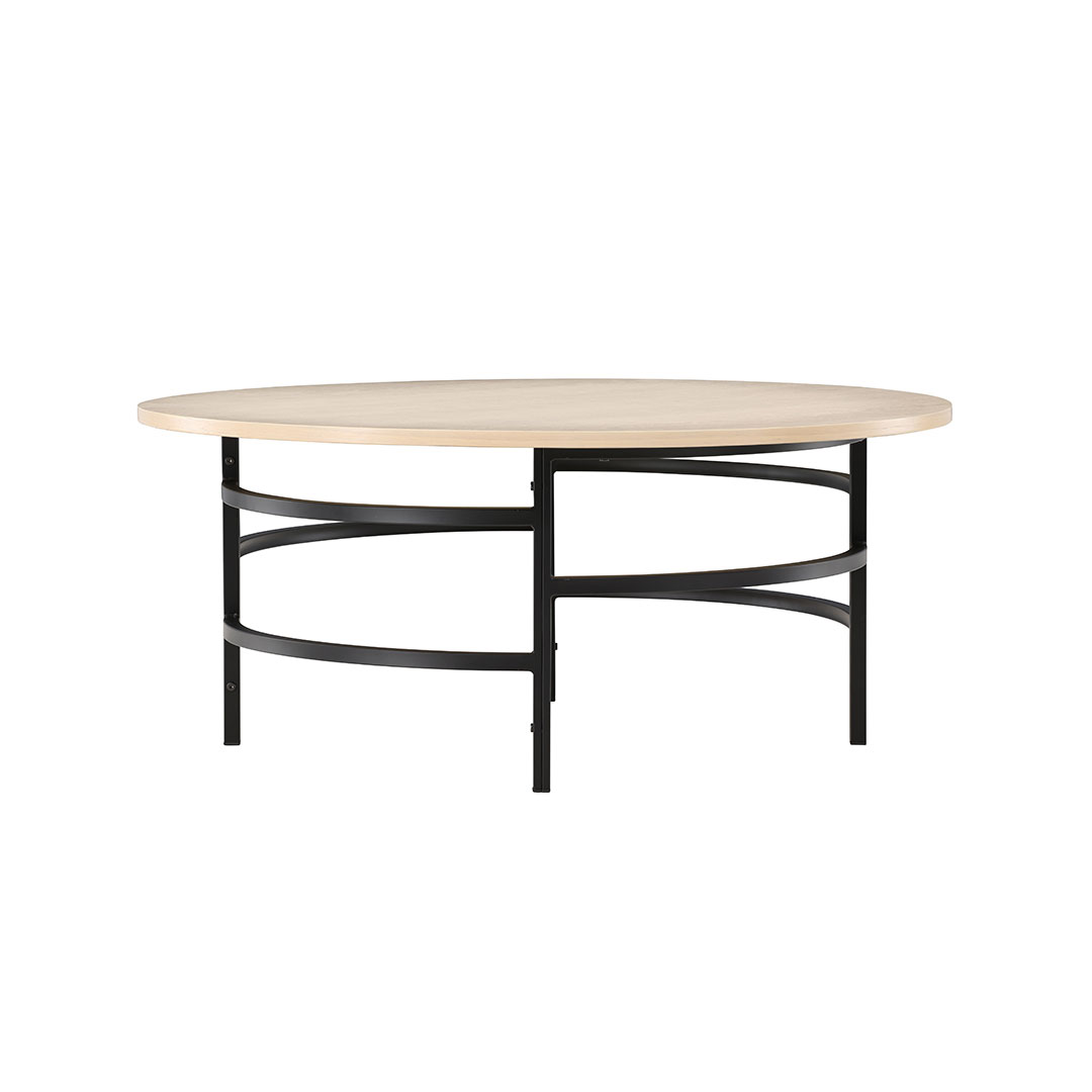 Copenhagen sofabord Ø100cm whitewash