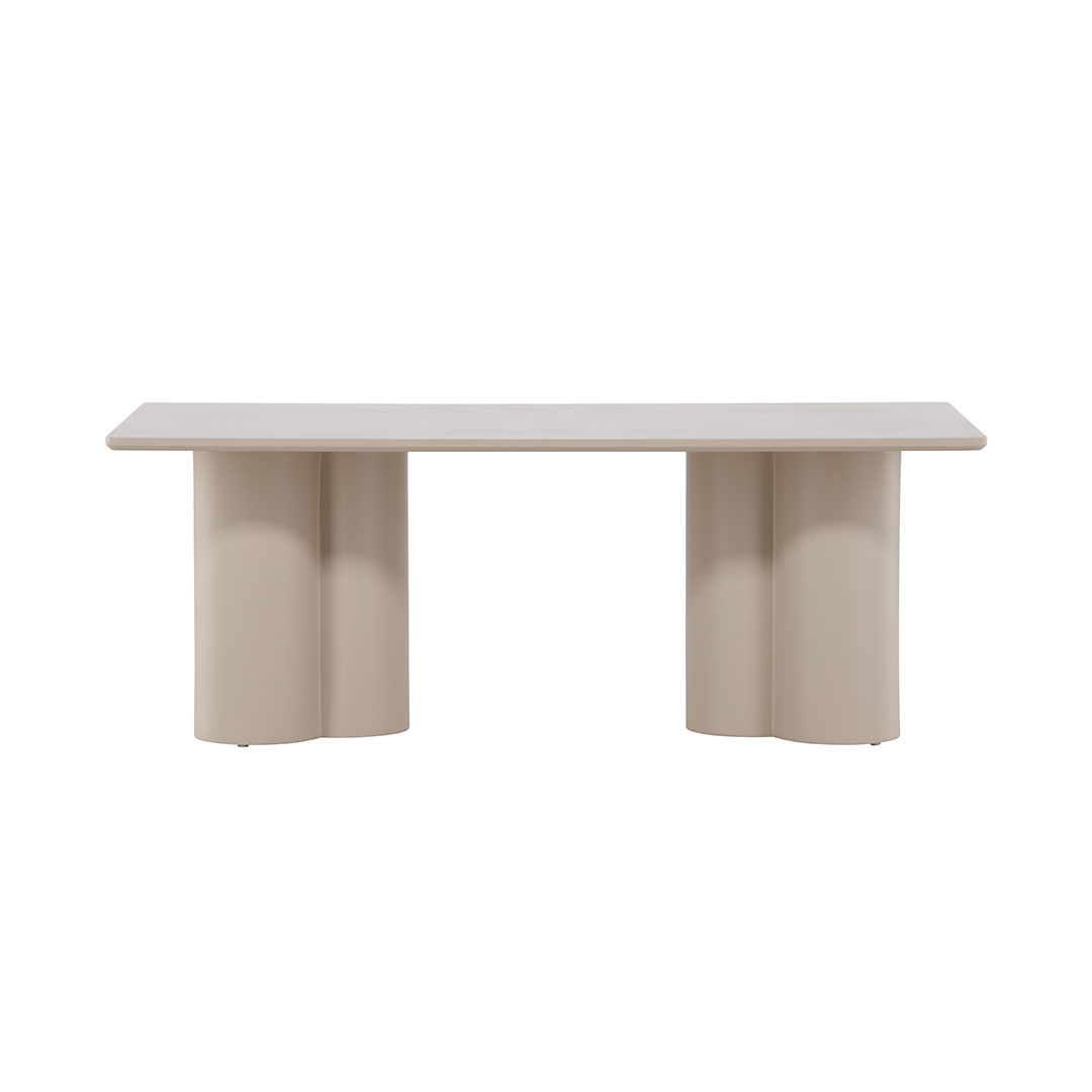 VENTURE DESIGN Olivia sofabord, rektangulær - beige MDF (60x120)