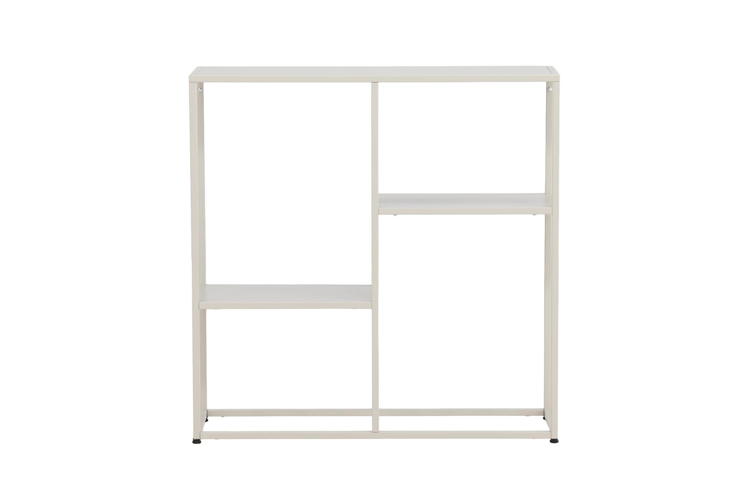 Staal reol 3 hylder beige