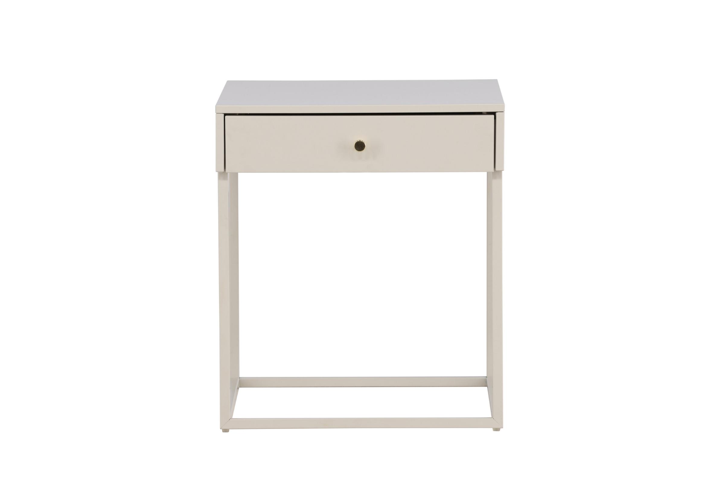 Bakal natbord 1 skuffe beige