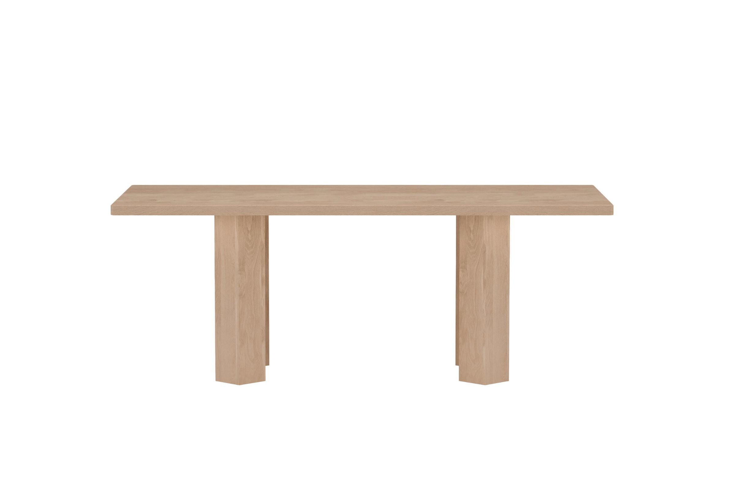 VENTURE HOME Lillehammer spisebord, rektangulær - natur MDF med 3D-papir (200x90)