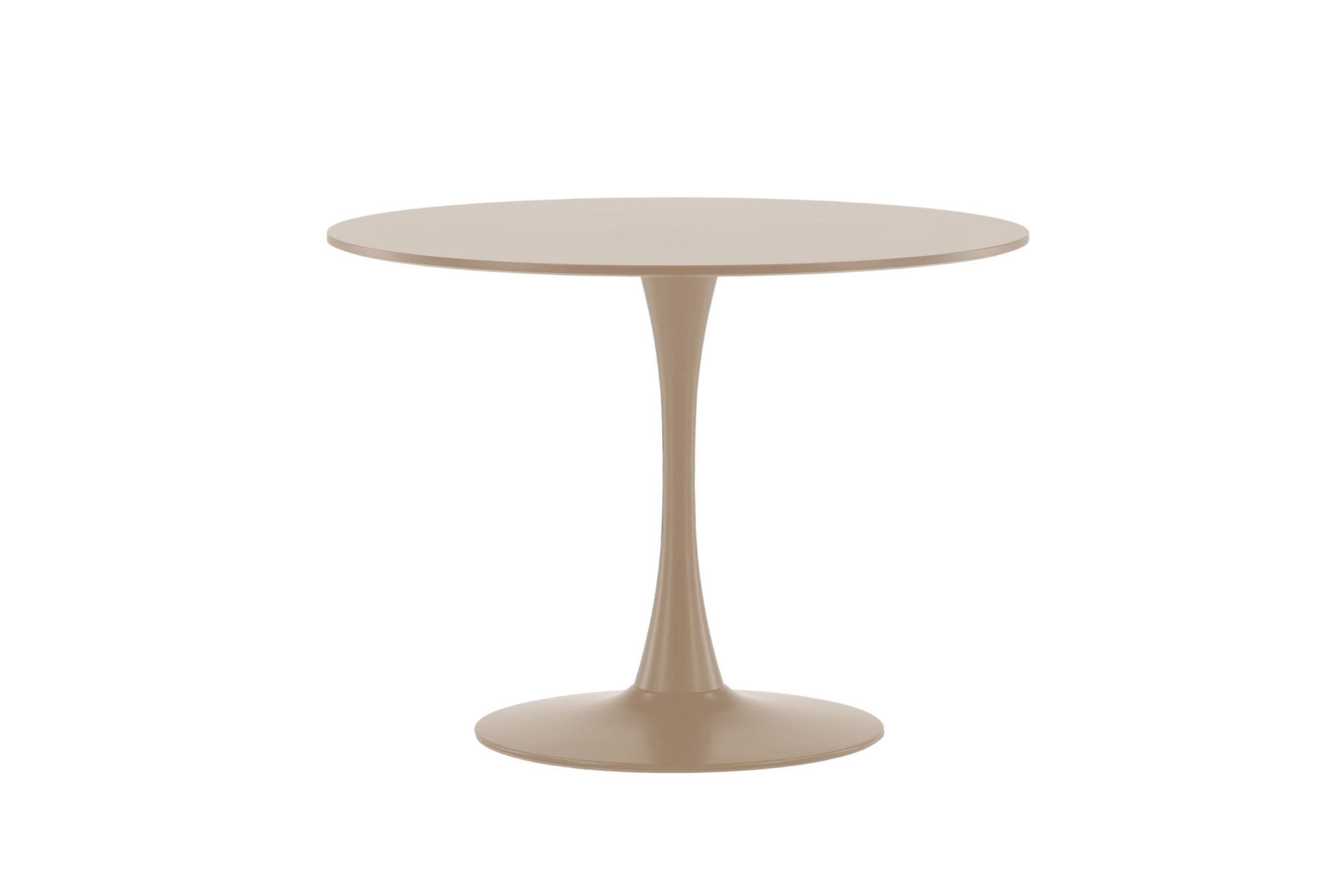 Glade spisebord Ø100cm beige